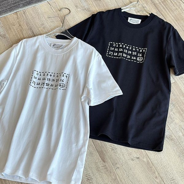 高品質♪♪♪MM6 メゾンマルジェラ 偽物ロゴ半袖Tシャツ Mak29218